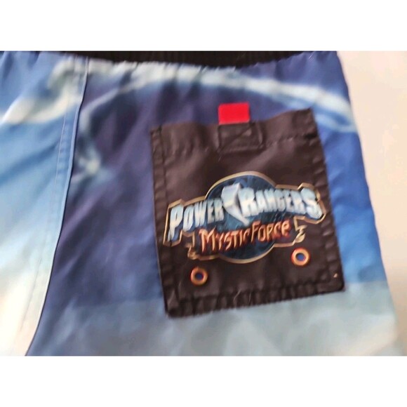 Vintage Power Rangers Mystic Force Swim Trunks 5/6 Red Ranger Disney - Picture 6 of 12
